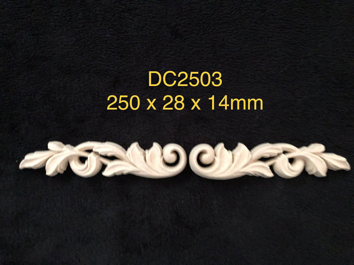 Heat Bendable Wood Pair of Scrolls From Decocurve - DC2503 - Moulding - Baillea's Interiors -