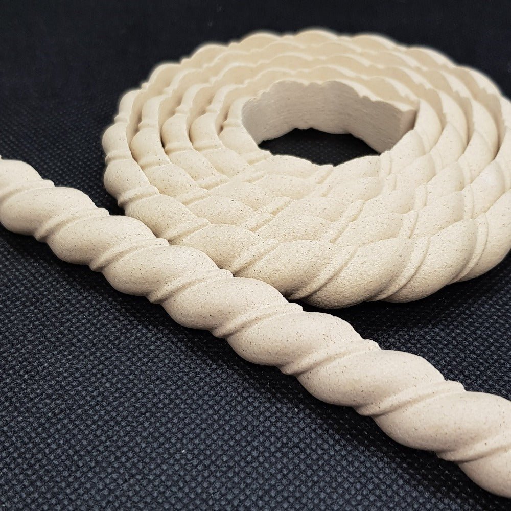 Heat Bendable Wood Trims From Decocurve - 1 Metre - DC0123 23mm - DC0116 16mm - Moulding - Baillea's Interiors -