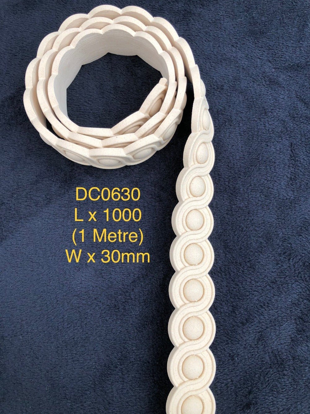 Heat Bendable Wood Trims From Decocurve - 1 Metre DC0630 30mm - Moulding - Baillea's Interiors -