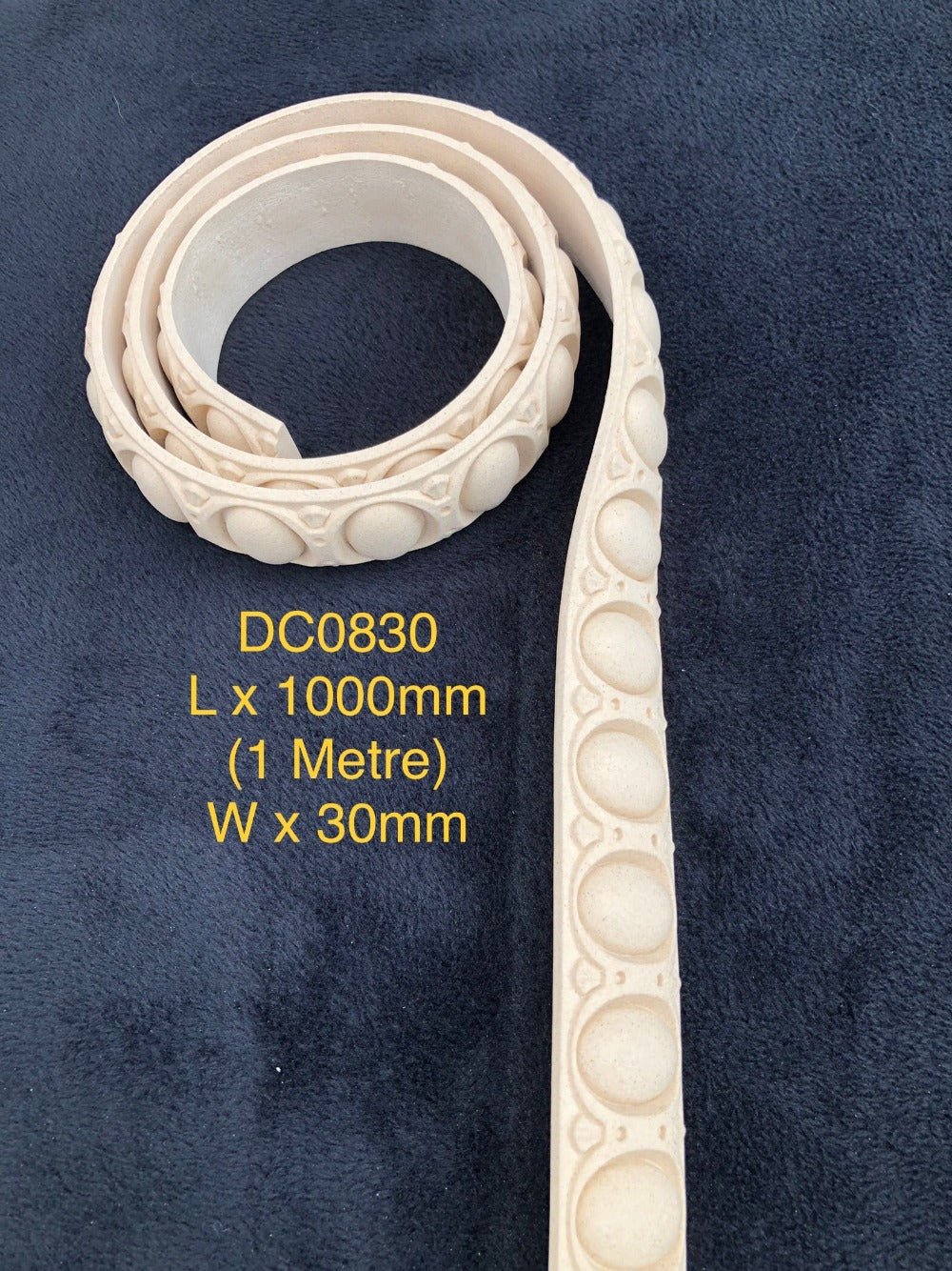 Heat Bendable Wood Trims From Decocurve - 1 Metre - DC0830 30mm - Moulding - Baillea's Interiors -