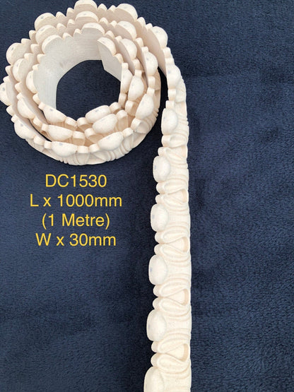 Heat Bendable Wood Trims From Decocurve - 1 Metre DC1530 30mm - DC1520 20mm- DC1515 15mm - Moulding - Baillea's Interiors -