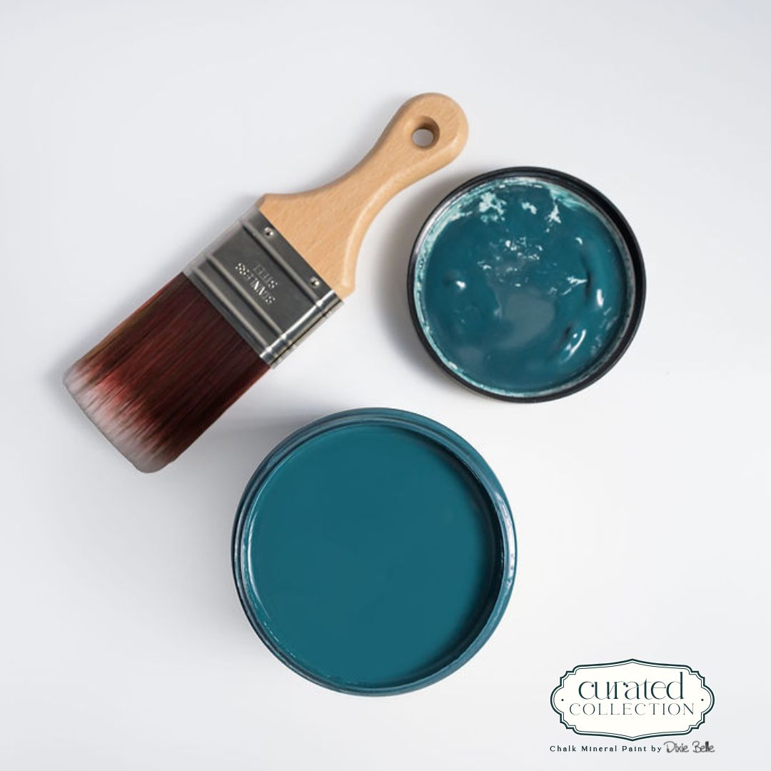 HEIRLOOM - Dixie Belle - A Rich Green Blue Chalk Mineral Paint - 118ml/4oz - 236ml/8oz - 473ml/16oz - 96ml/32oz - Paint - Chalk and Mineral - Baillea's Interiors -