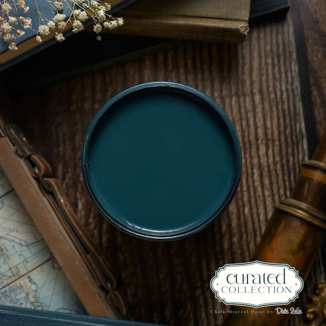 HEIRLOOM - Dixie Belle - A Rich Green Blue Chalk Mineral Paint - 118ml/4oz - 236ml/8oz - 473ml/16oz - 96ml/32oz - Paint - Chalk and Mineral - Baillea's Interiors -