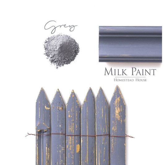 HOMESTEAD GREY Milk Paint by Homestead House 50g and 300g - Paint - Milk - Baillea's Interiors -