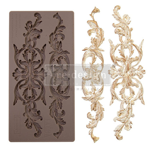 IMPERIAL INTRICACY Decor Mould Re-Design with Prima 5" x 10" - KACHA - Moulds - Baillea's Interiors -