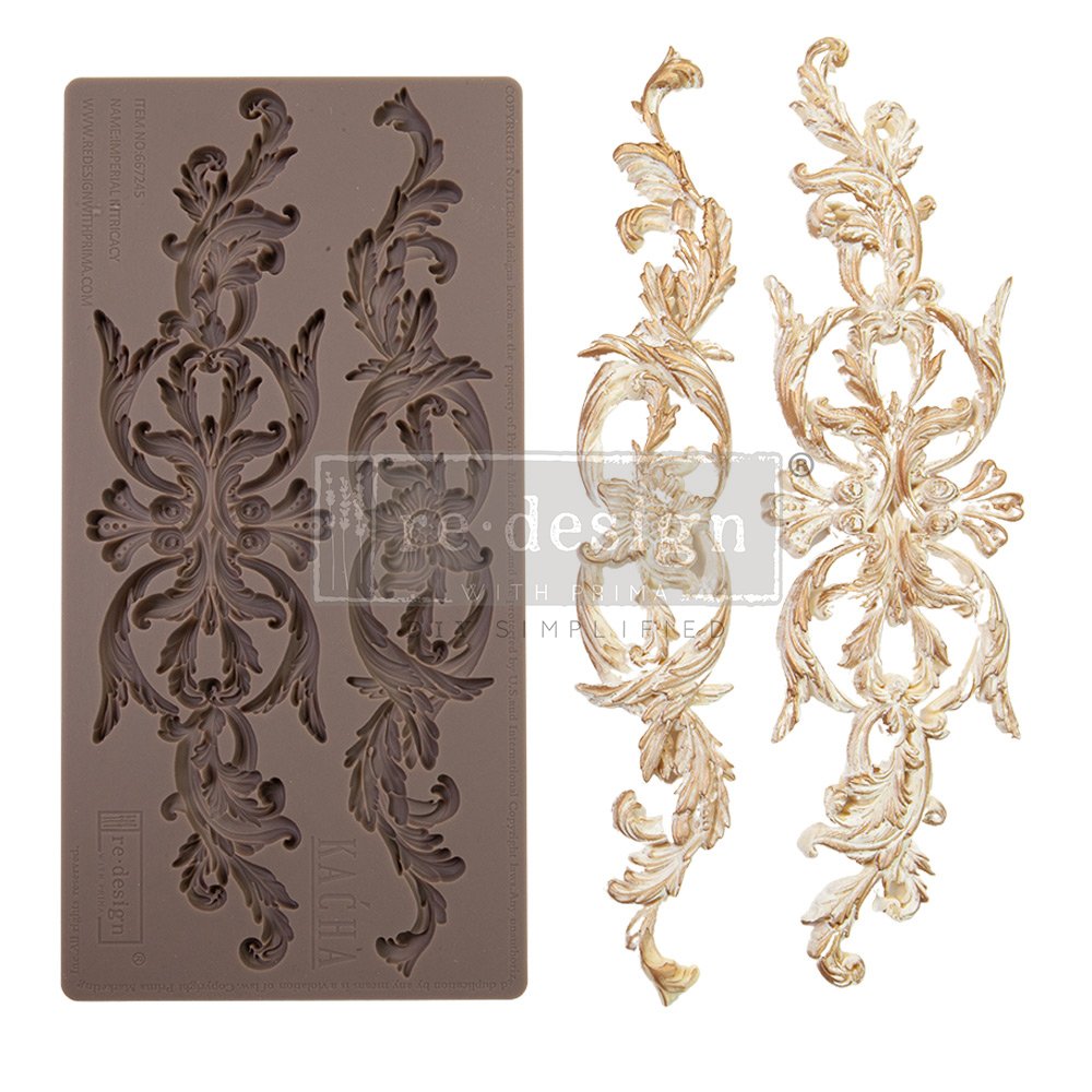IMPERIAL INTRICACY Decor Mould Re-Design with Prima 5" x 10" - KACHA
