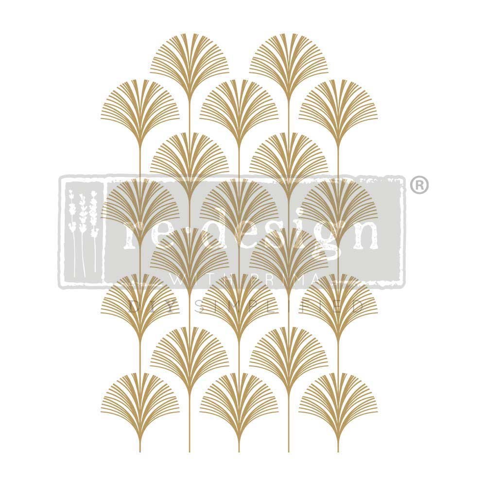 INTERLINKED FANS - 24" x 35" - Re-design With Prima Furniture Decor Transfer - Furniture Transfer - Baillea's Interiors -