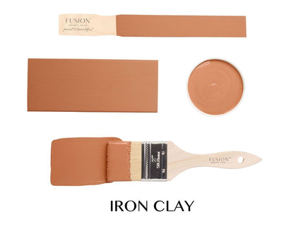 IRON CLAY- Fusion Mineral Paint - 37ml, 500ml - Paint - All In One - Baillea's Interiors -