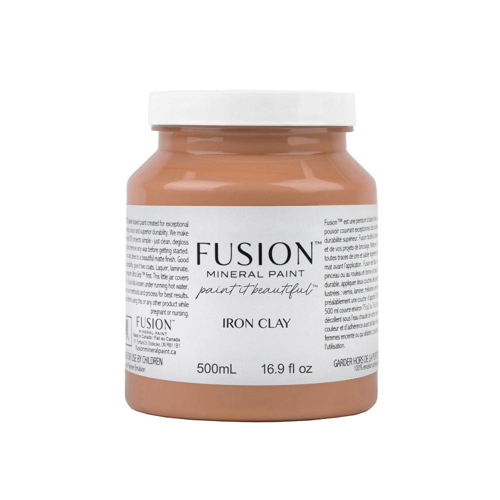 IRON CLAY- Fusion Mineral Paint - 37ml, 500ml - Paint - All In One - Baillea's Interiors -