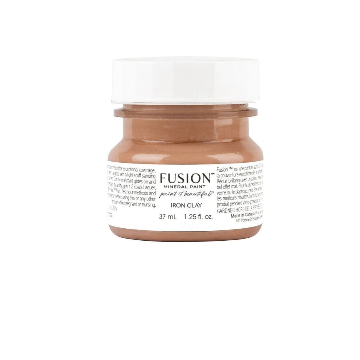 IRON CLAY- Fusion Mineral Paint - 37ml, 500ml - Paint - All In One - Baillea's Interiors -
