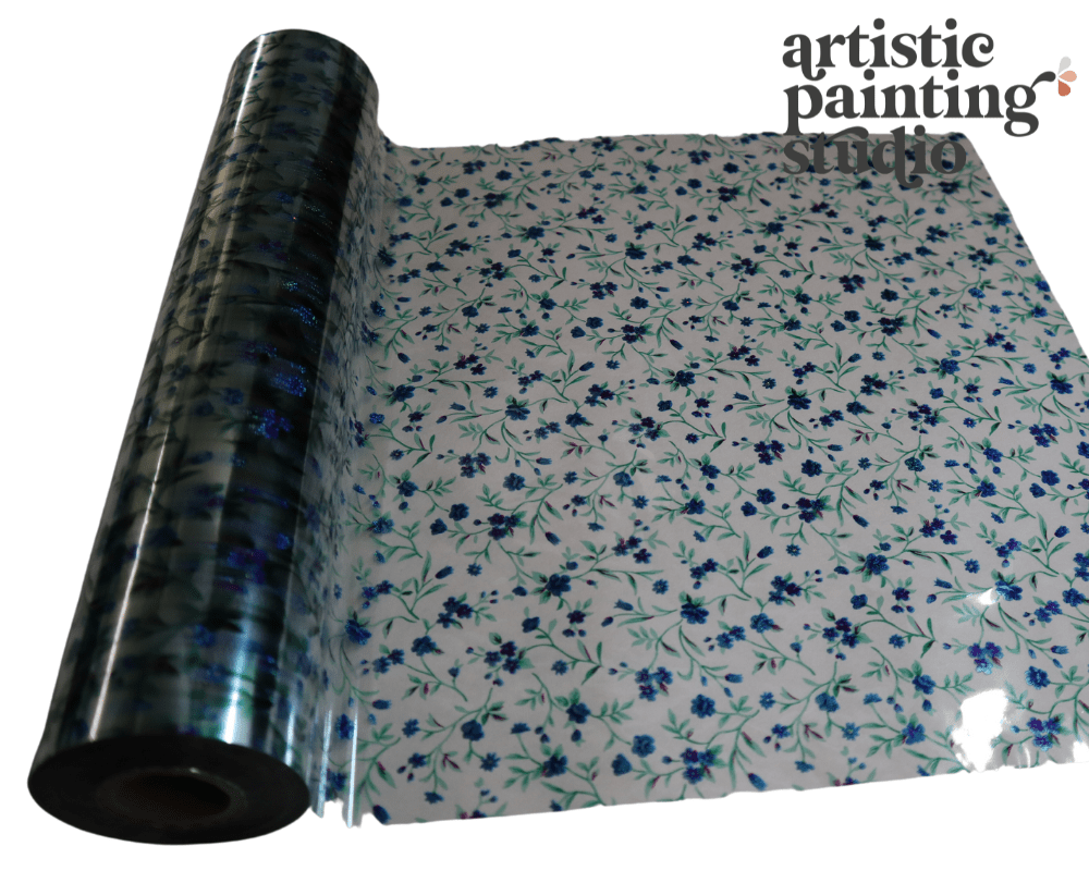 JAYCEE HOLOGRAM (Transparent) - Rub On Metallic Foil by APS - Textile Friendly - Foils - Baillea's Interiors -
