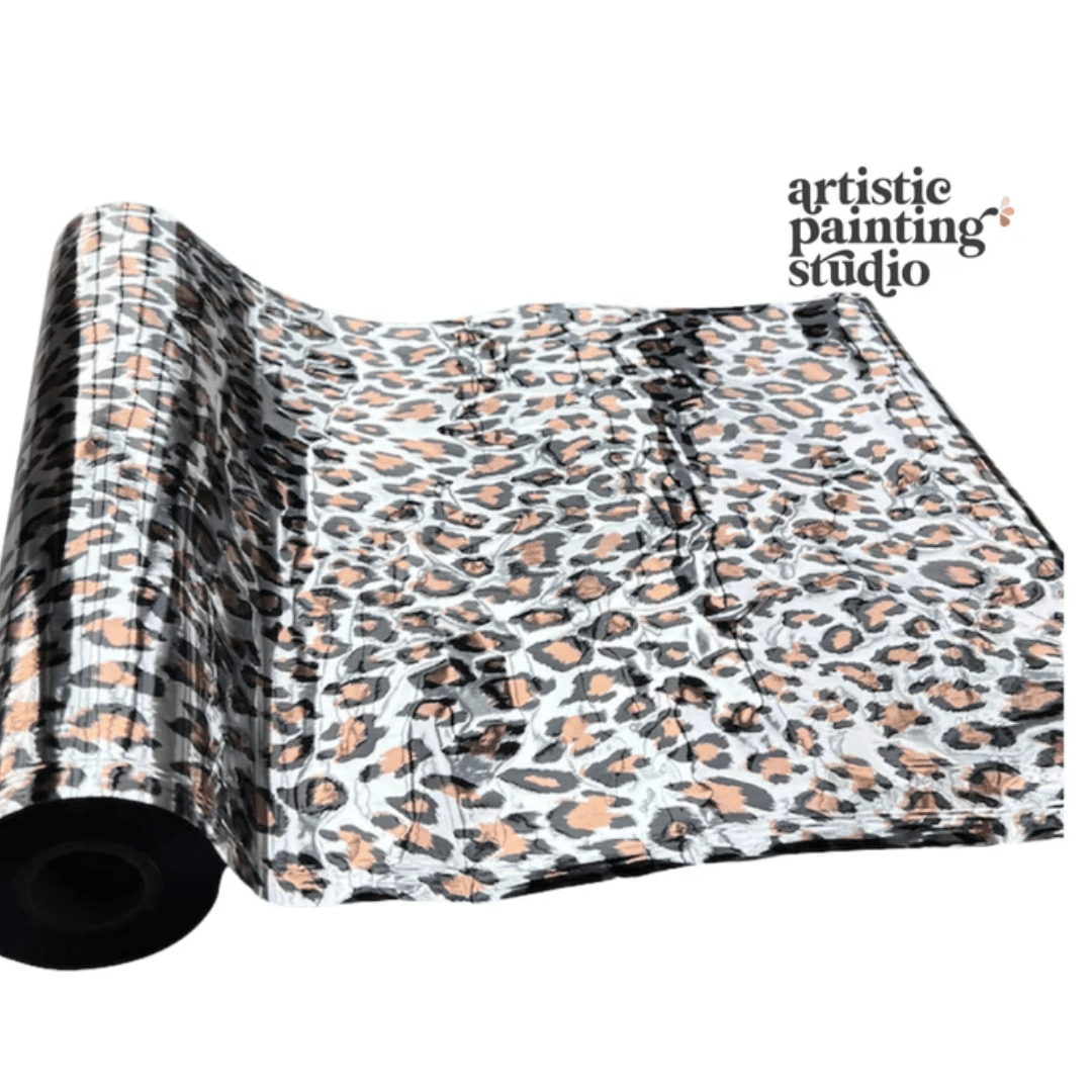 Leopard Junkie - Rub On Metallic Foil by APS - Textile Friendly - Foils - Baillea's Interiors -