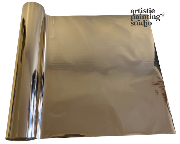 LIGHT ANTIQUE GOLD FOIL - Rub On Metallic Foil by APS - Textile Friendly - Foils - Baillea's Interiors -