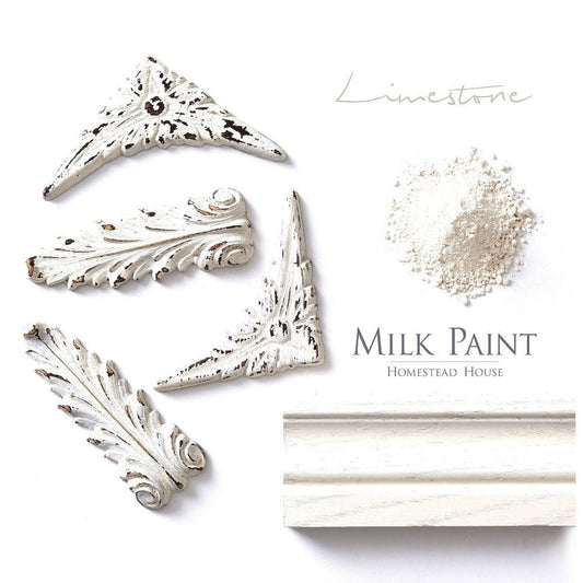 LIMESTONE Milk Paint by Homestead House 50g and 300g - Paint - Milk - Baillea's Interiors -