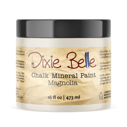 MAGNOLIA - Dixie Belle - Off White Chalk Mineral Paint - 118ml/4oz - 236ml/8oz - 473ml/16oz - 946ml - Paint - Chalk and Mineral - Baillea's Interiors -