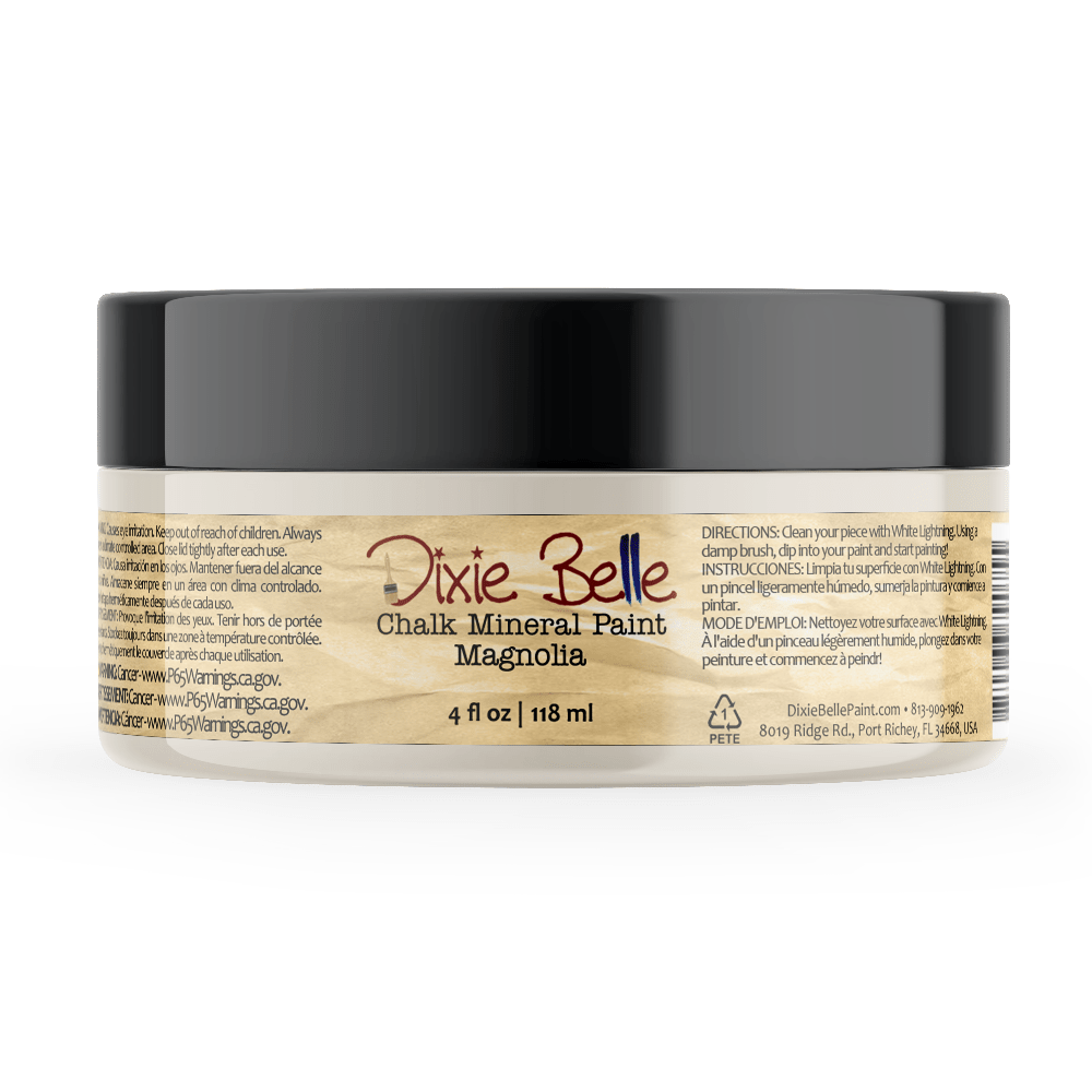 MAGNOLIA - Dixie Belle - Off White Chalk Mineral Paint - 118ml/4oz - 236ml/8oz - 473ml/16oz - 946ml - Paint - Chalk and Mineral - Baillea's Interiors -