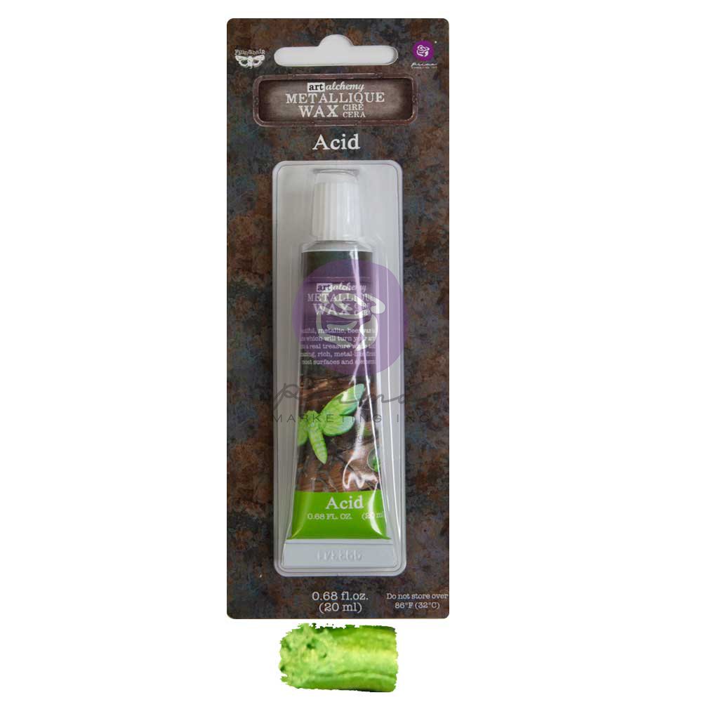 Metallique Decor Wax - Acid- Art Alchemy 20ml - Gilding Waxes - Baillea's Interiors -