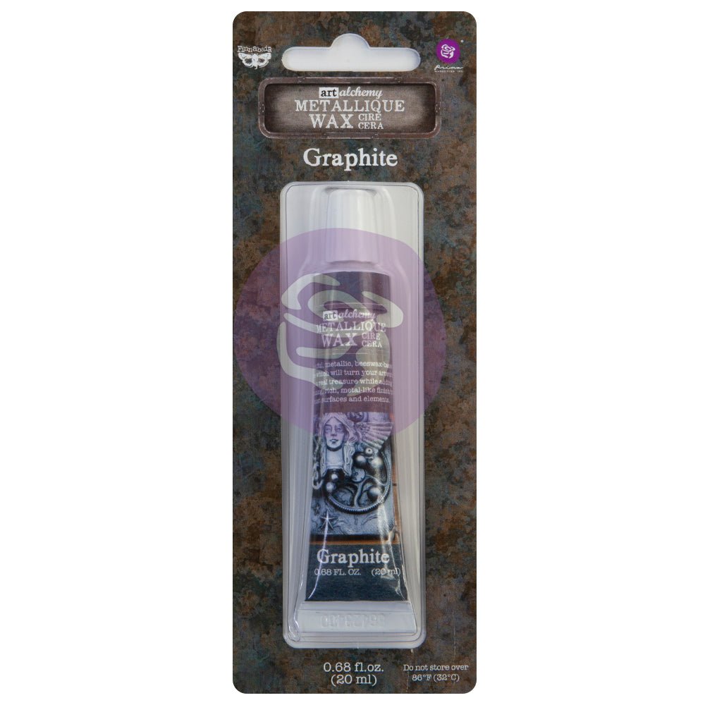 Metallique Decor Wax - GRAPHITE - Art Alchemy 20ml - Gilding Waxes - Baillea's Interiors -