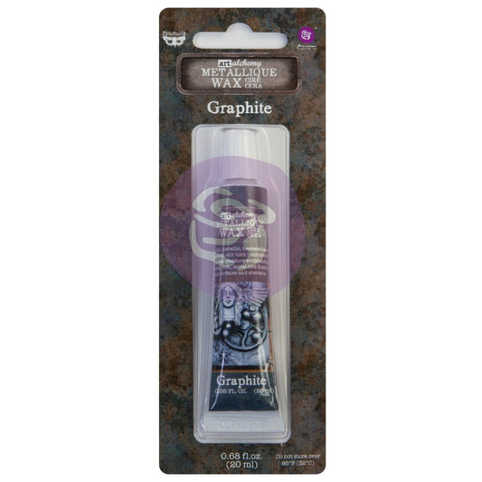 Metallique Decor Wax - GRAPHITE - Art Alchemy 20ml - Gilding Waxes - Baillea's Interiors -