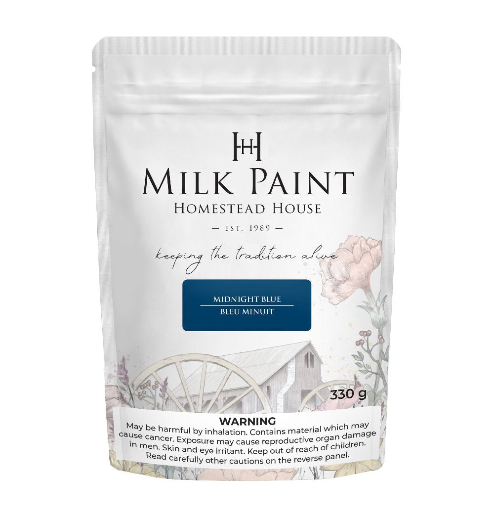 Midnight Blue - Milk Paint by Homestead House 50g and 300g - Paint - Milk - Baillea's Interiors -