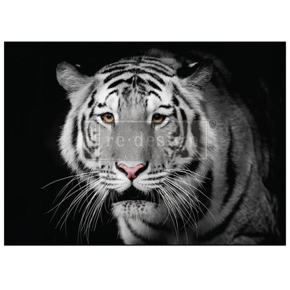 MONOCHROME MAJESTY - A1 Rice Paper for Decoupage - LARGE - 59.4cm x 84.1cm - Re-Design with Prima - Decoupage - Baillea's Interiors -