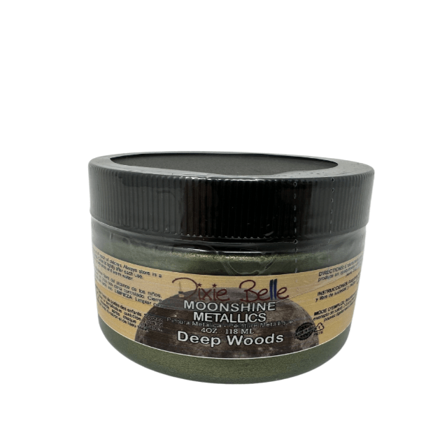 MOONSHINE METALLIC - Deep Woods - Dixie Belle - 4oz/118ml - 16oz/473ml - Paint - Metallic - Baillea's Interiors -