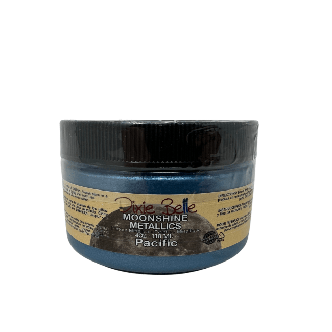 MOONSHINE METALLIC - Pacific - Dixie Belle - 4oz/118ml - 16oz/473ml - Paint - Metallic - Baillea's Interiors -