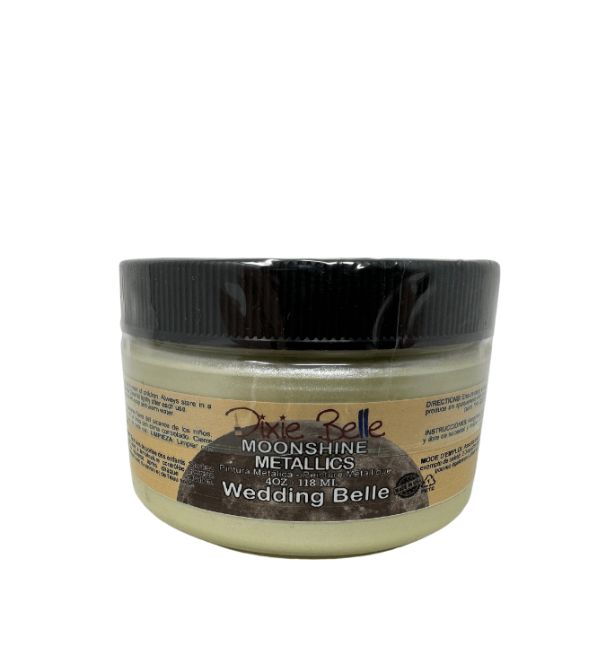 MOONSHINE METALLIC - Wedding Belle - Dixie Belle - 4oz/118ml - 16oz/473ml - Paint - Metallic - Baillea's Interiors -