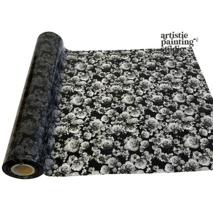 MORGAN FLOWERS - Rub On Metallic Foil by APS (semi transparent) - Textile Friendly - Foils - Baillea's Interiors -