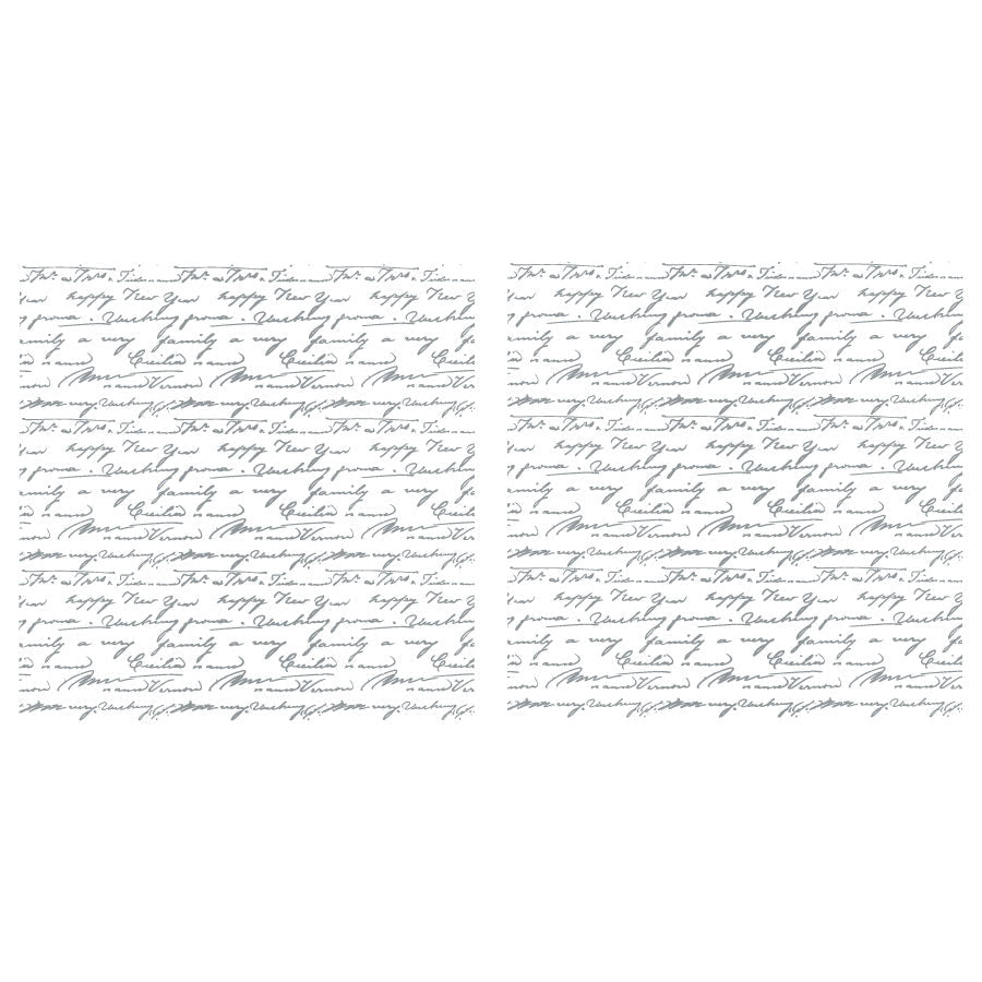 My Diary Silver - 30cm x 30cm x 2 Sheets - Hokus Pokus Rub On Decor Transfer Decal - Furniture Transfer - Baillea's Interiors -