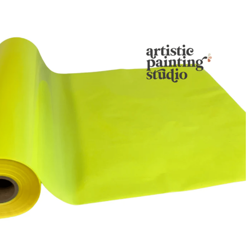Neon Yellow Foil - Rub On Metallic Foil by APS - Textile Friendly - Foils - Baillea's Interiors -