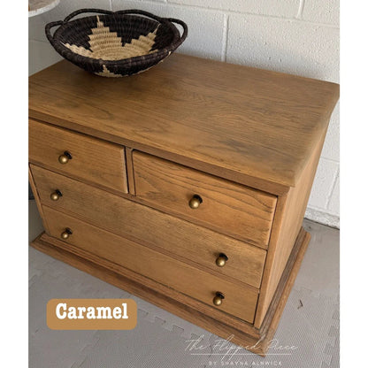 No Pain Gel Stain - Caramel - Dixie Belle Oil Based Wood Stain - Stain - Baillea's Interiors -