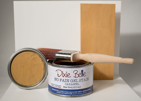 No Pain Gel Stain - Caramel - Dixie Belle Oil Based Wood Stain - Stain - Baillea's Interiors -