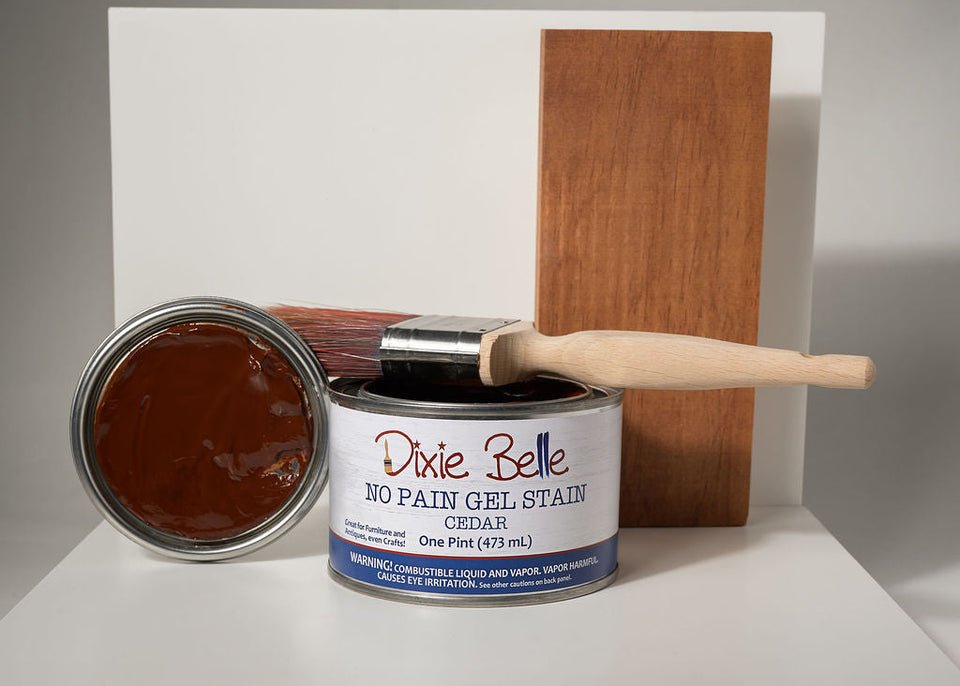No Pain Gel Stain - Cedar - Dixie Belle Oil Based Wood Stain - Stain - Baillea's Interiors -