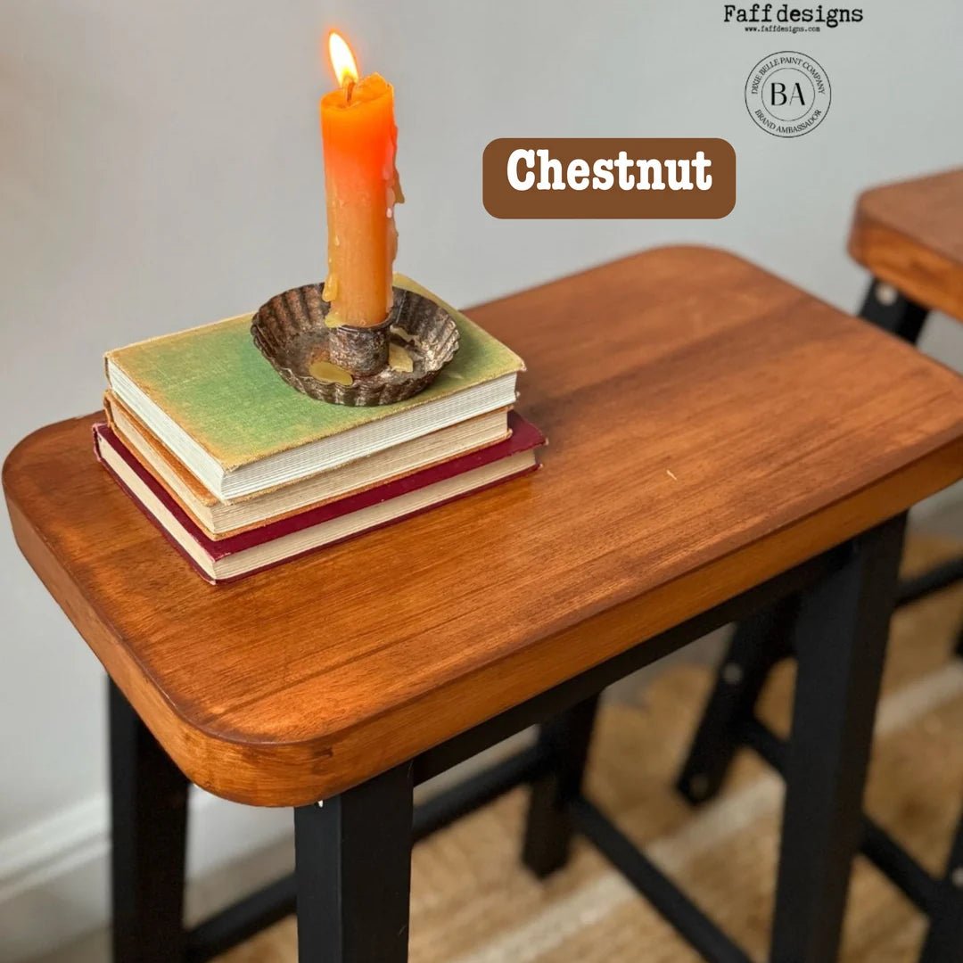 No Pain Gel Stain - Chestnut - Dixie Belle Oil Based Wood Stain - Stain - Baillea's Interiors -