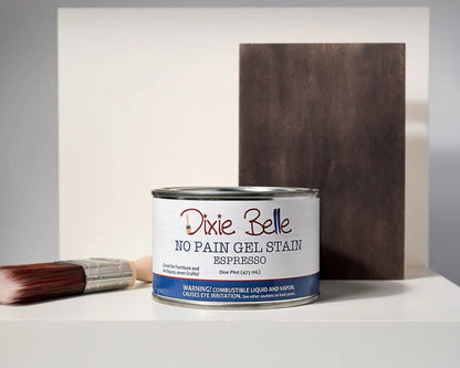 No Pain Gel Stain - Espresso - Dixie Belle Oil Based Wood Stain - Stain - Baillea's Interiors -