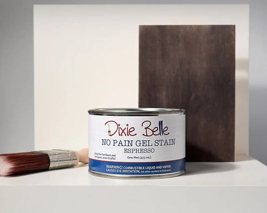 No Pain Gel Stain - Espresso - Dixie Belle Oil Based Wood Stain - Stain - Baillea's Interiors -