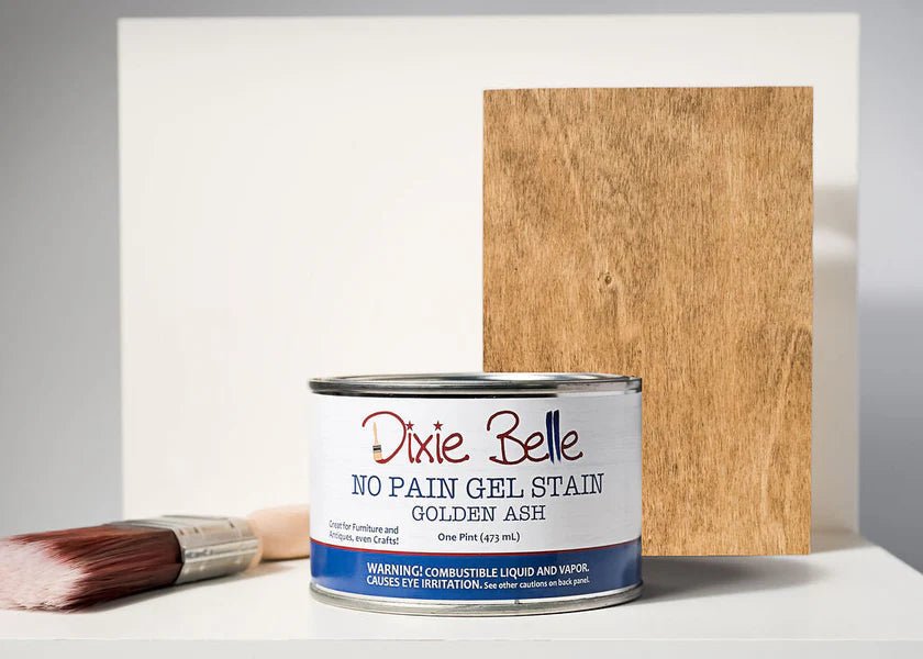 No Pain Gel Stain - Golden Ash - Dixie Belle Oil Based Wood Stain - Stain - Baillea's Interiors -