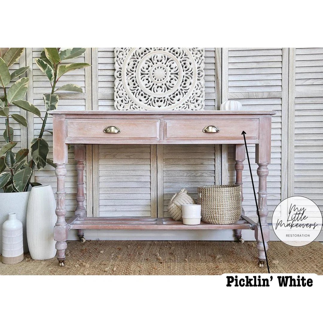 No Pain Gel Stain - Picklin' White - Dixie Belle Oil Based Wood Stain - Stain - Baillea's Interiors -