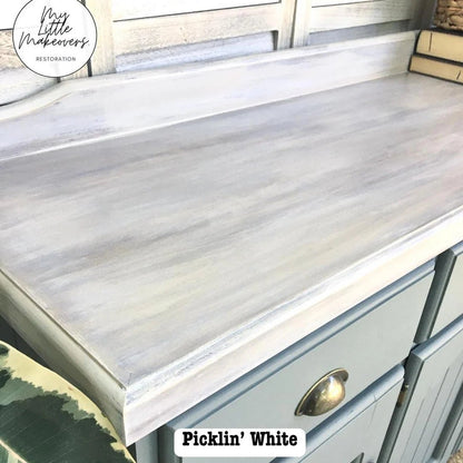 No Pain Gel Stain - Picklin' White - Dixie Belle Oil Based Wood Stain - Stain - Baillea's Interiors -