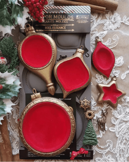 Noel Elegance Silicone Mould - ReDesign with Prima - 5" x 10" extra deep - Moulds - Baillea's Interiors -