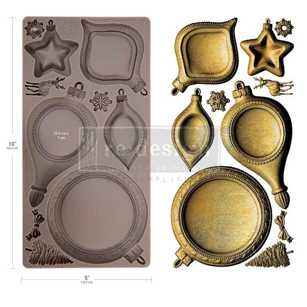 Noel Elegance Silicone Mould - ReDesign with Prima - 5" x 10" extra deep - Moulds - Baillea's Interiors -