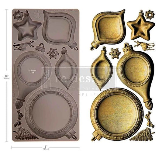 Noel Elegance Silicone Mould - ReDesign with Prima - 5" x 10" extra deep - Moulds - Baillea's Interiors -