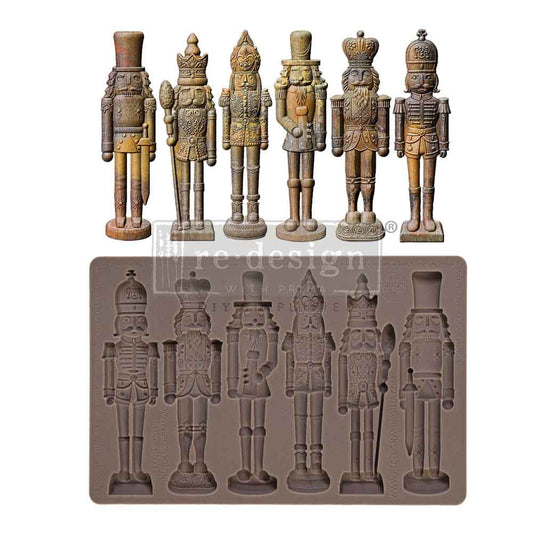 NUTCRACKER MAGIC Decor Mould Re-Design with Prima 8" x 5" - Moulds - Baillea's Interiors -