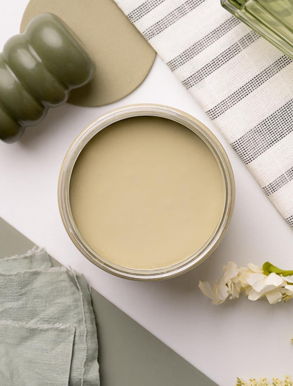 OLIVE WOOD - Dixie Belle - Muted Green Chalk Mineral Paint - 118ml/4oz - 236ml/8oz - 473ml/16oz - 96ml/32oz - Paint - Chalk and Mineral - Baillea's Interiors -