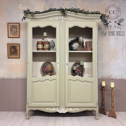 OLIVE WOOD - Dixie Belle - Muted Green Chalk Mineral Paint - 118ml/4oz - 236ml/8oz - 473ml/16oz - 96ml/32oz - Paint - Chalk and Mineral - Baillea's Interiors -