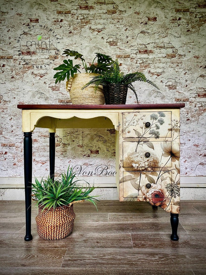 Pale Blossom - Mint by Michelle Decoupage Paper - A3 and A1 sizes - Decoupage - Baillea's Interiors -