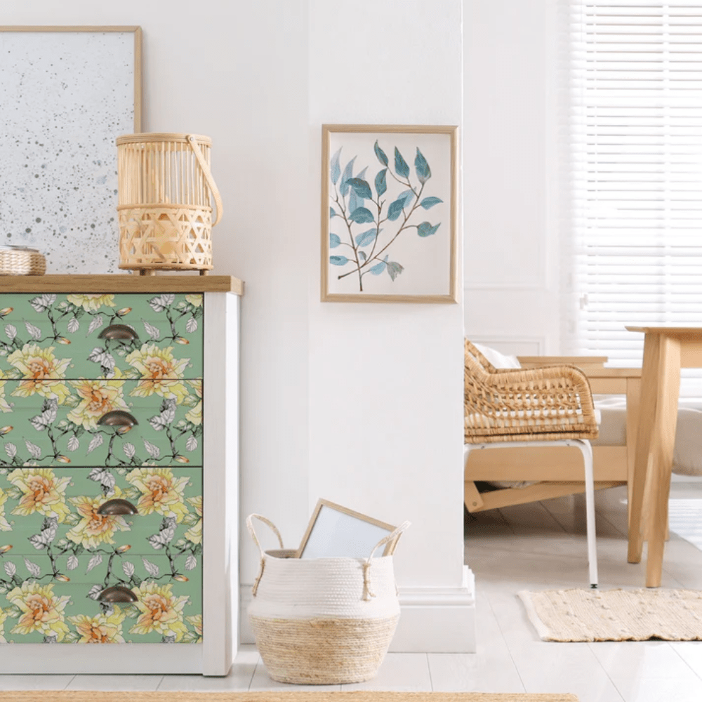 Pastel Florals - Mint by Michelle Decoupage Tissue Paper - (pk of 3) - Decoupage - Baillea's Interiors -