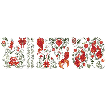 Phoenix - 31.5cm x 30cm x 3 Sheets - Hokus Pokus Rub On Decor Transfer Decal - Furniture Transfer - Baillea's Interiors -