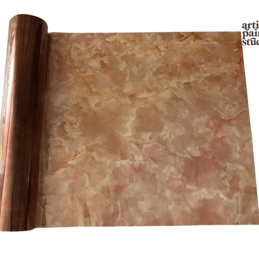 Pink Onyx (Semi Transparent) - Rub On Metallic Foil by APS - Textile Friendly - Foils - Baillea's Interiors -